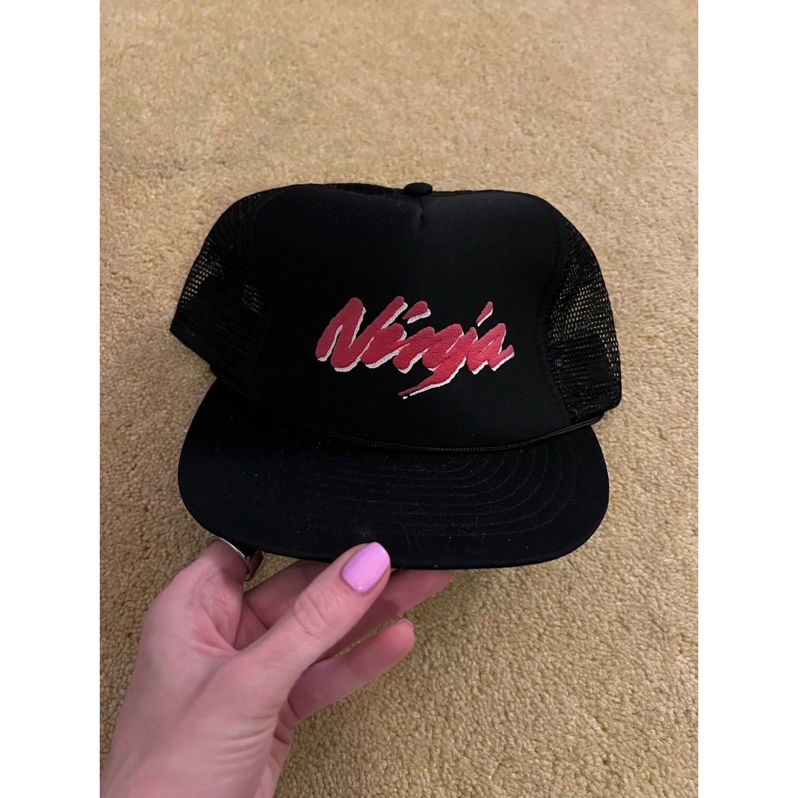 Vintage Kawasaki Ninja Snapback Hat Vintage Kawasaki Ninja Snapback Hat